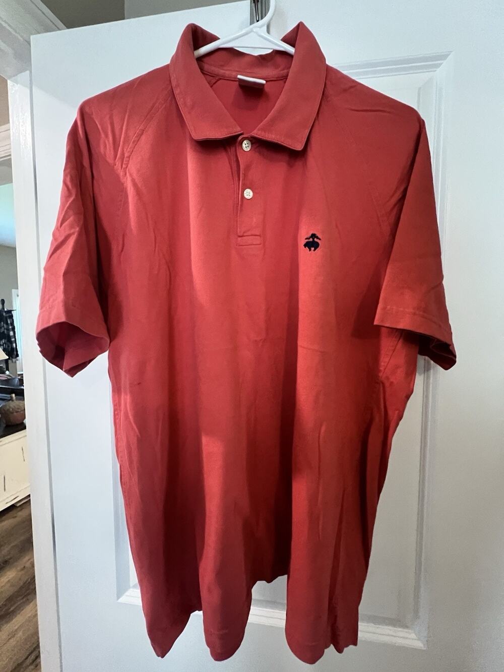 Brooks Brothers 346 Brand Polo Shirt Coral XL